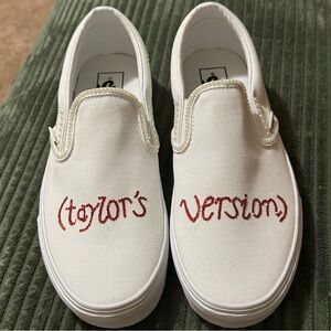 customs “Taylor’s Version” vans